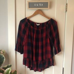 Super Soft and Cozy Off-The-Shoulder Blouse